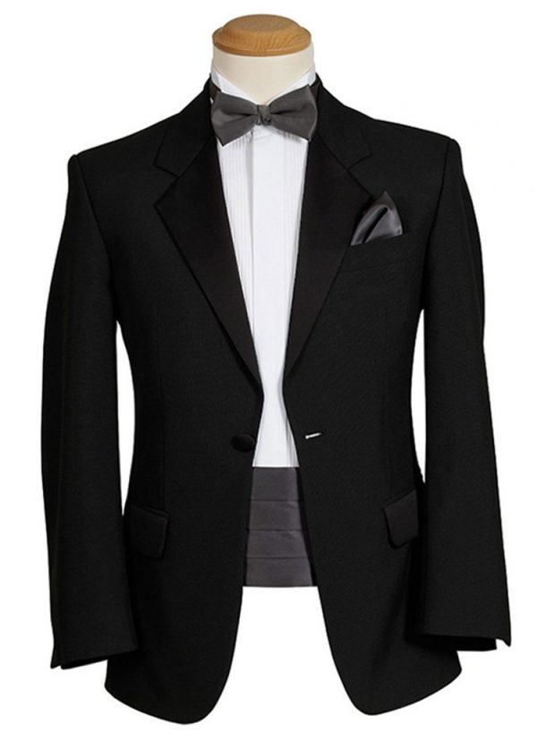 MENS DINNER EVENING SUIT HIRE BLACK TUXEDO PROM DJ JACKET AND TROUSER £29.99 