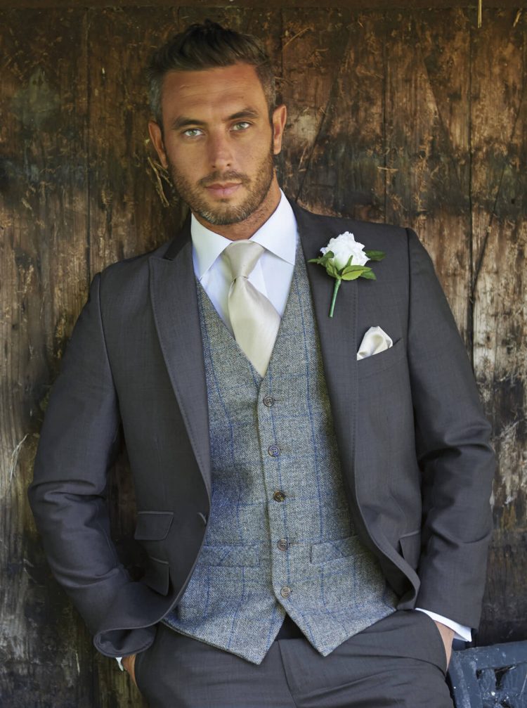 Tweed Wedding Suit Hire for Weddings - TDR Menswear Birmingham